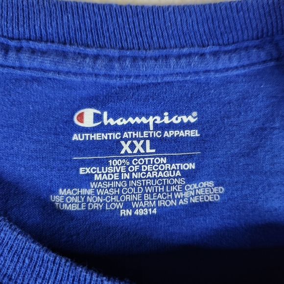 Florida Gators Basketball Champion Shirt XXL Blue NCAA Collegiate Sportswear Tee - Picture 5 of 7